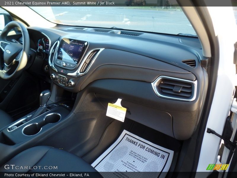 Summit White / Jet Black 2021 Chevrolet Equinox Premier AWD