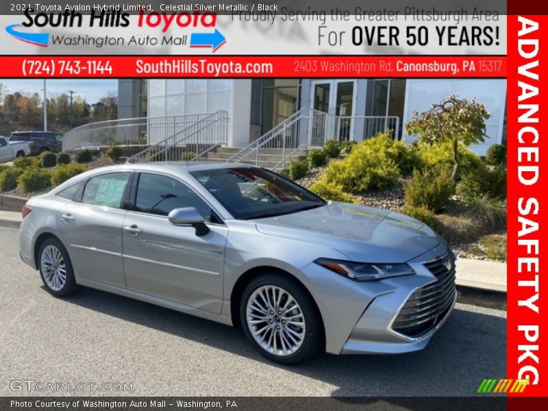 Celestial Silver Metallic / Black 2021 Toyota Avalon Hybrid Limited
