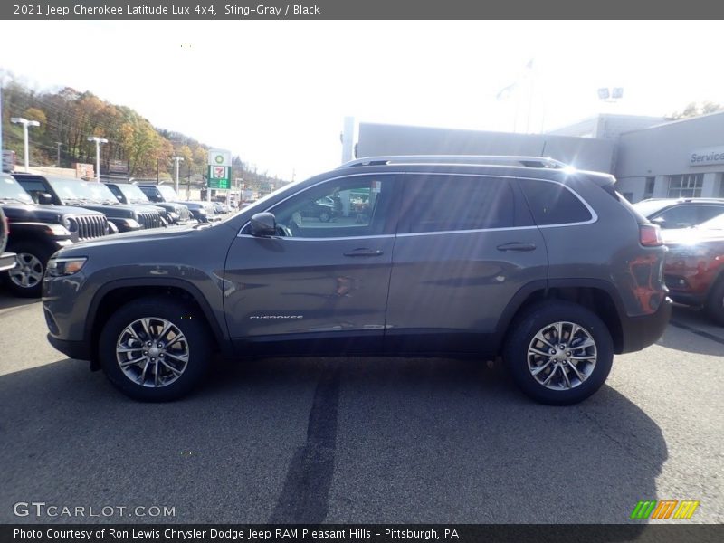 Sting-Gray / Black 2021 Jeep Cherokee Latitude Lux 4x4