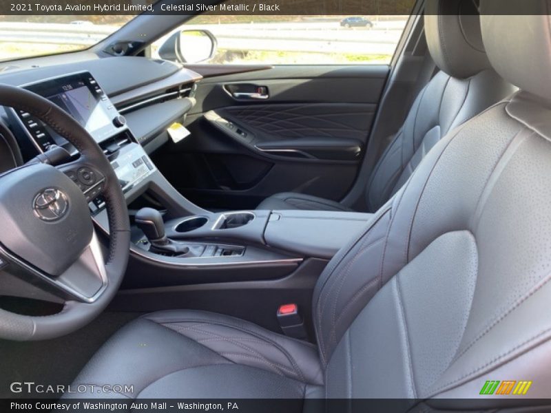 Front Seat of 2021 Avalon Hybrid Limited