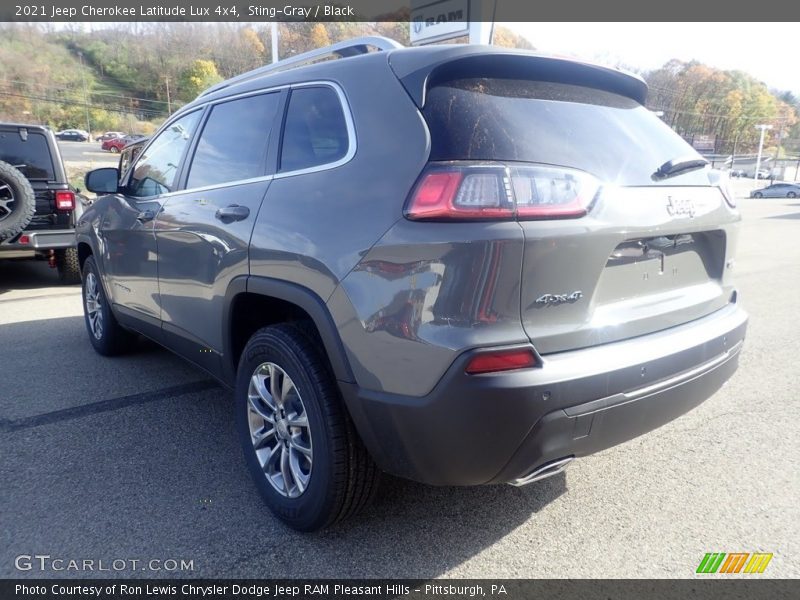 Sting-Gray / Black 2021 Jeep Cherokee Latitude Lux 4x4