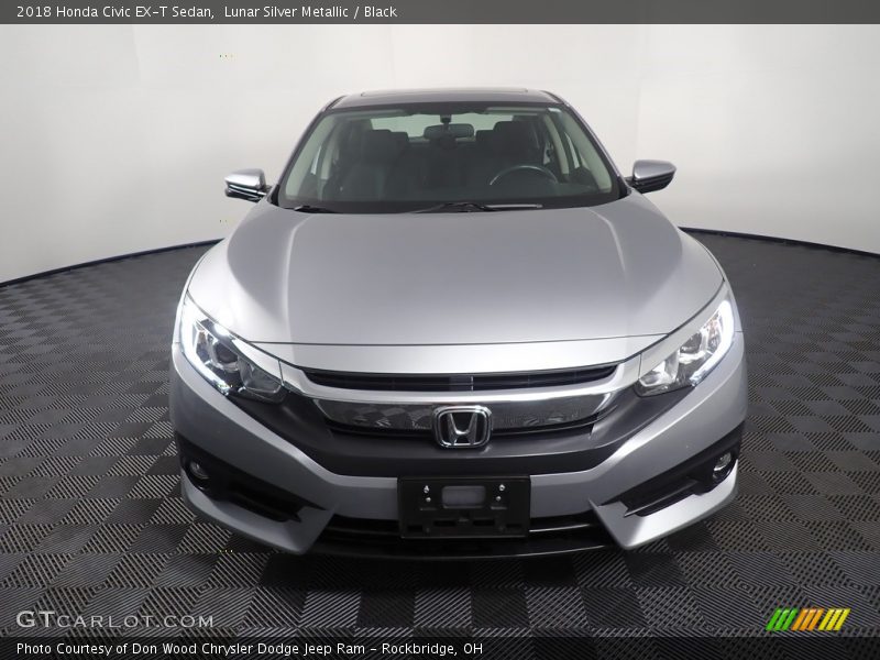 Lunar Silver Metallic / Black 2018 Honda Civic EX-T Sedan
