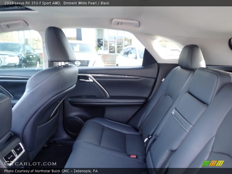 Eminent White Pearl / Black 2019 Lexus RX 350 F Sport AWD