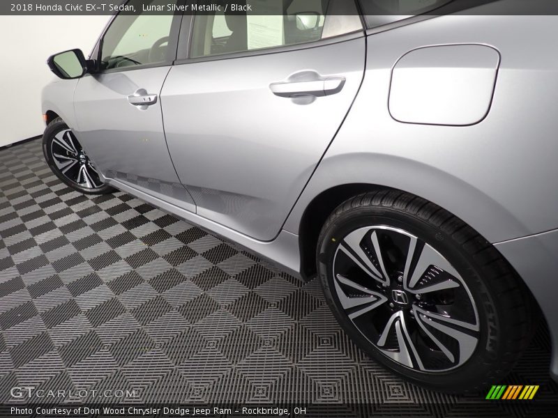 Lunar Silver Metallic / Black 2018 Honda Civic EX-T Sedan