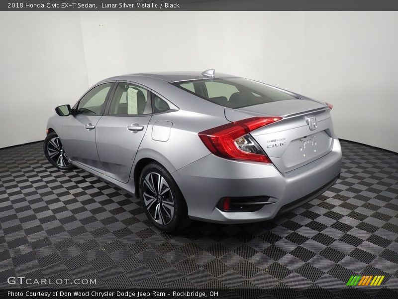 Lunar Silver Metallic / Black 2018 Honda Civic EX-T Sedan