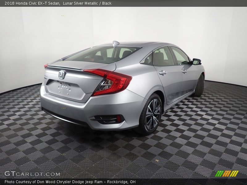 Lunar Silver Metallic / Black 2018 Honda Civic EX-T Sedan