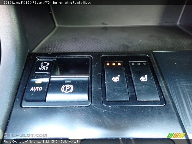 Eminent White Pearl / Black 2019 Lexus RX 350 F Sport AWD
