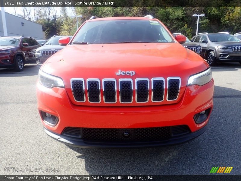 Spitfire Orange / Black 2021 Jeep Cherokee Latitude Lux 4x4