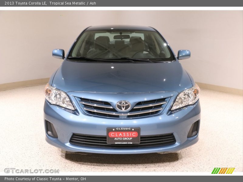 Tropical Sea Metallic / Ash 2013 Toyota Corolla LE