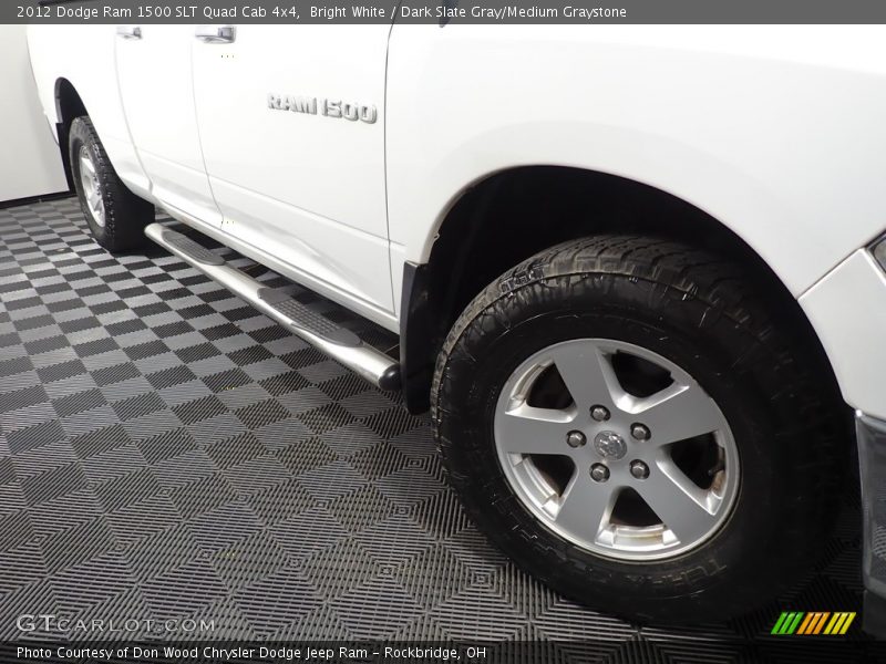 Bright White / Dark Slate Gray/Medium Graystone 2012 Dodge Ram 1500 SLT Quad Cab 4x4