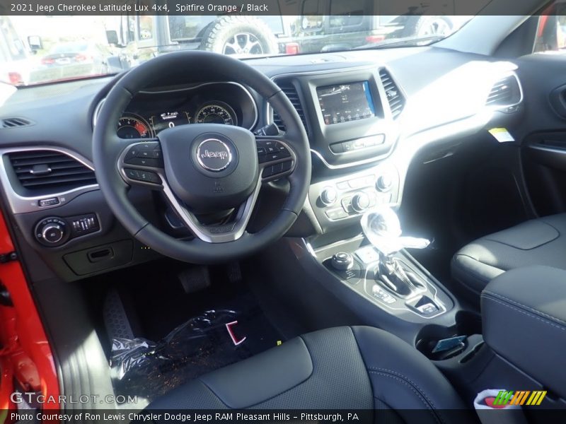 Spitfire Orange / Black 2021 Jeep Cherokee Latitude Lux 4x4