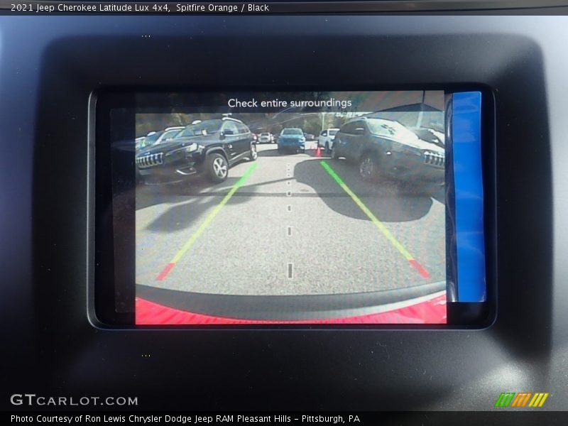 Spitfire Orange / Black 2021 Jeep Cherokee Latitude Lux 4x4