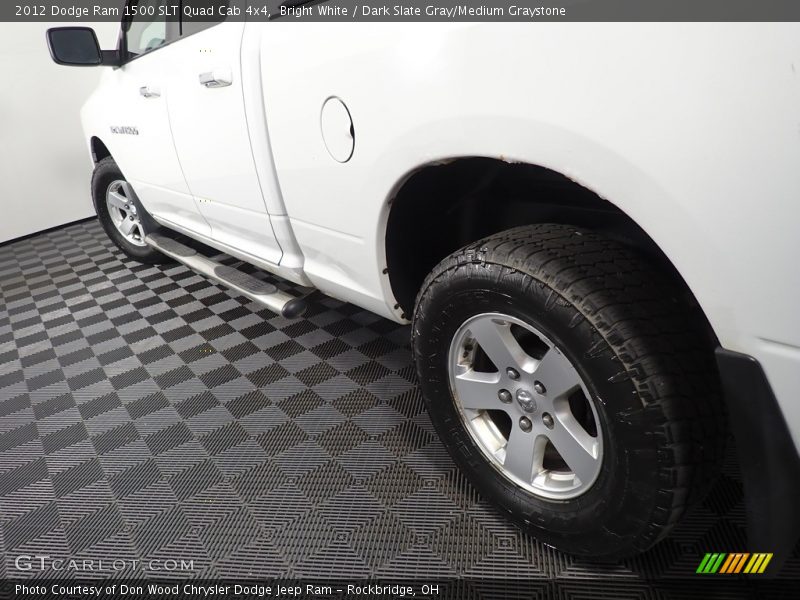 Bright White / Dark Slate Gray/Medium Graystone 2012 Dodge Ram 1500 SLT Quad Cab 4x4