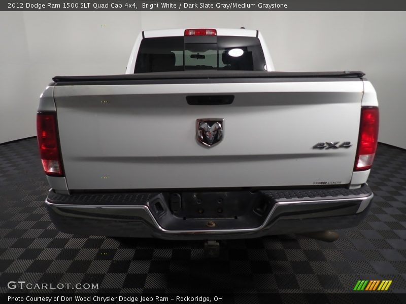 Bright White / Dark Slate Gray/Medium Graystone 2012 Dodge Ram 1500 SLT Quad Cab 4x4