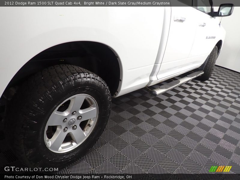 Bright White / Dark Slate Gray/Medium Graystone 2012 Dodge Ram 1500 SLT Quad Cab 4x4
