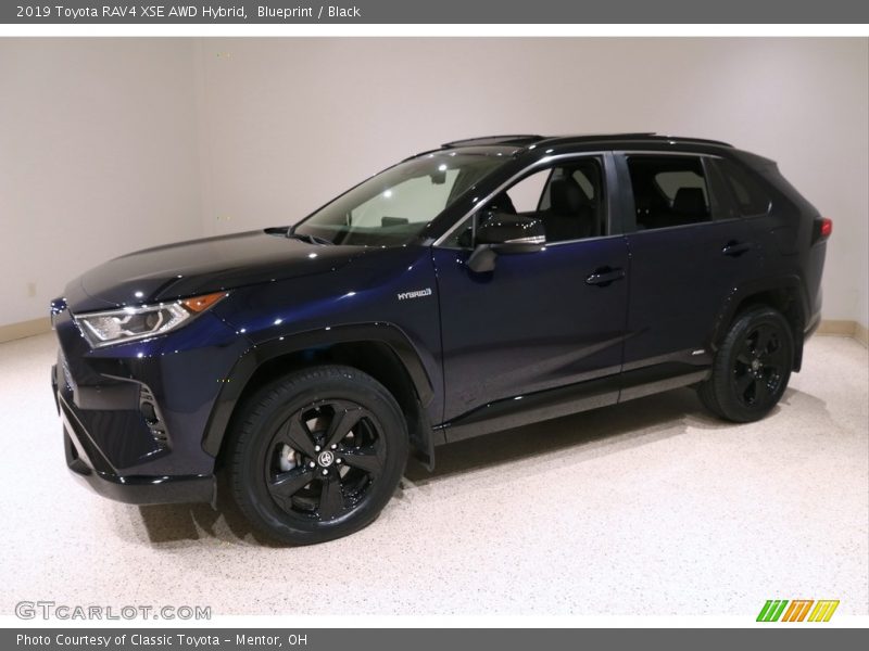 Blueprint / Black 2019 Toyota RAV4 XSE AWD Hybrid