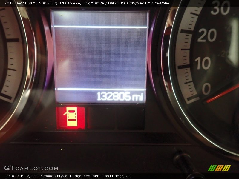 Bright White / Dark Slate Gray/Medium Graystone 2012 Dodge Ram 1500 SLT Quad Cab 4x4