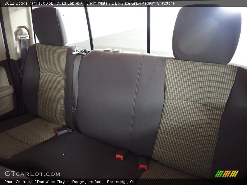 Bright White / Dark Slate Gray/Medium Graystone 2012 Dodge Ram 1500 SLT Quad Cab 4x4