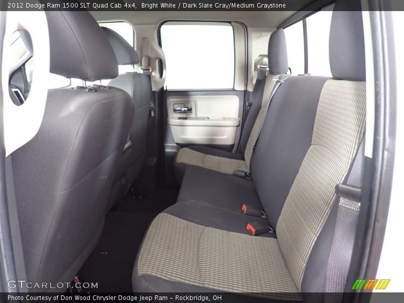 Bright White / Dark Slate Gray/Medium Graystone 2012 Dodge Ram 1500 SLT Quad Cab 4x4