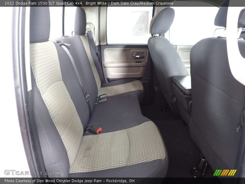 Bright White / Dark Slate Gray/Medium Graystone 2012 Dodge Ram 1500 SLT Quad Cab 4x4
