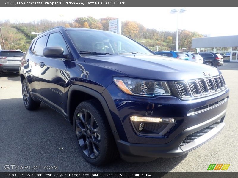 Jazz Blue Pearl / Black 2021 Jeep Compass 80th Special Edition 4x4