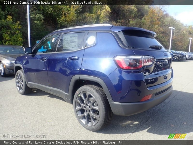 Jazz Blue Pearl / Black 2021 Jeep Compass 80th Special Edition 4x4