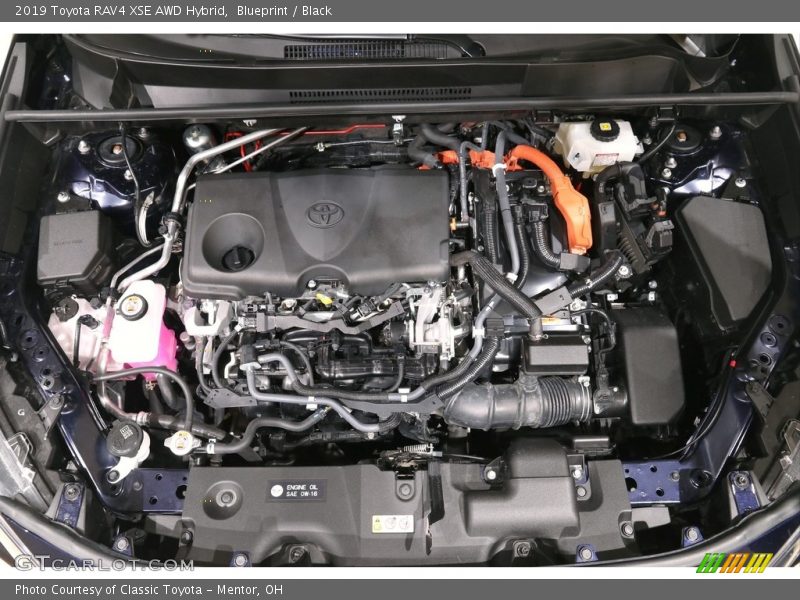 Blueprint / Black 2019 Toyota RAV4 XSE AWD Hybrid