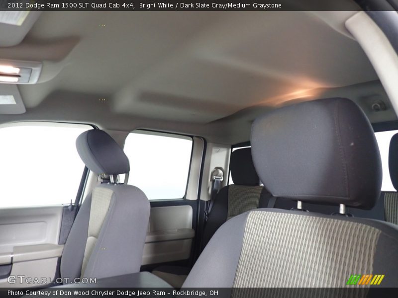 Bright White / Dark Slate Gray/Medium Graystone 2012 Dodge Ram 1500 SLT Quad Cab 4x4