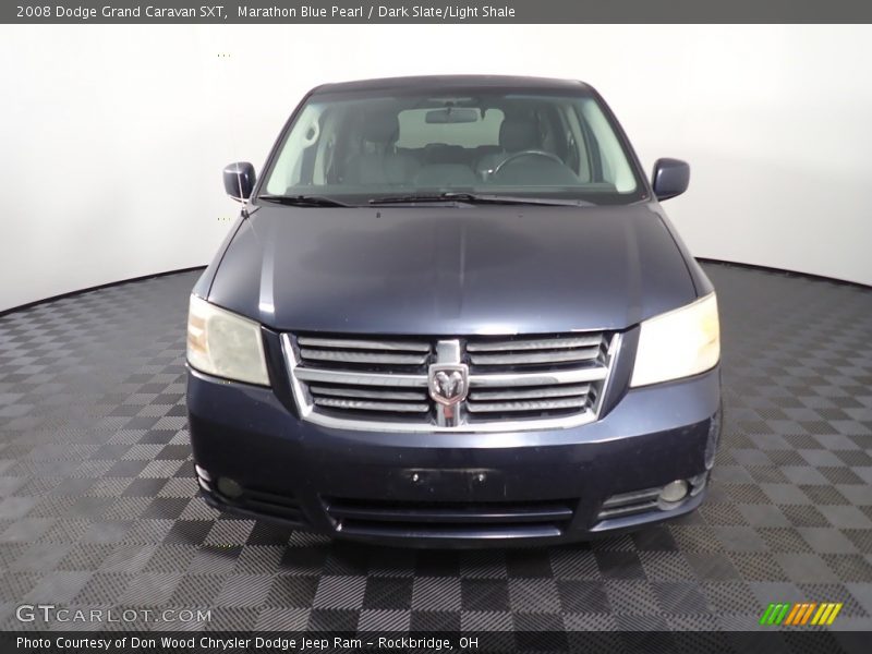 Marathon Blue Pearl / Dark Slate/Light Shale 2008 Dodge Grand Caravan SXT