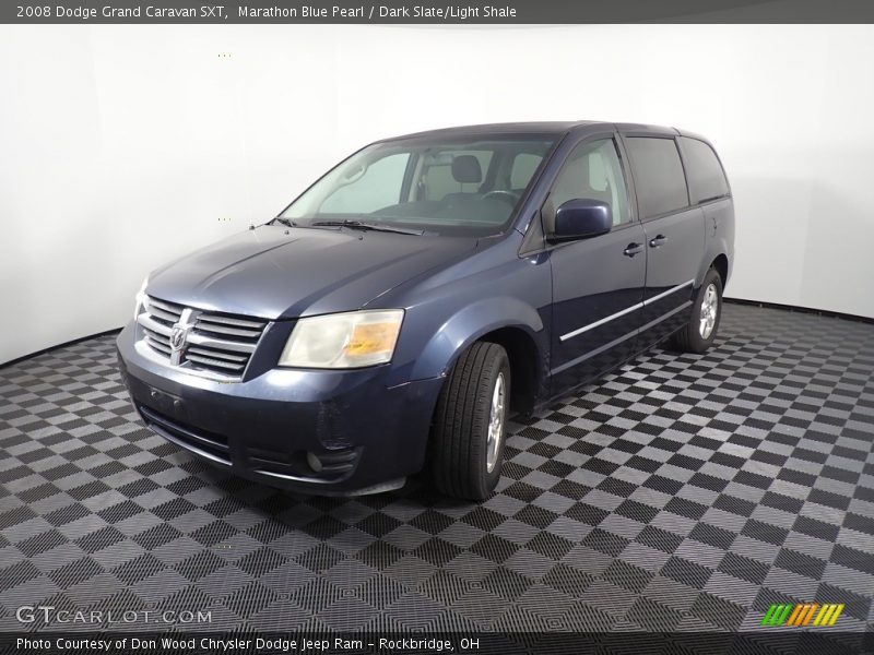 Marathon Blue Pearl / Dark Slate/Light Shale 2008 Dodge Grand Caravan SXT