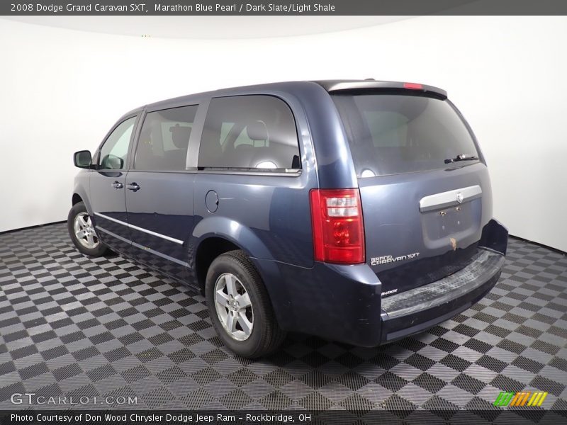 Marathon Blue Pearl / Dark Slate/Light Shale 2008 Dodge Grand Caravan SXT