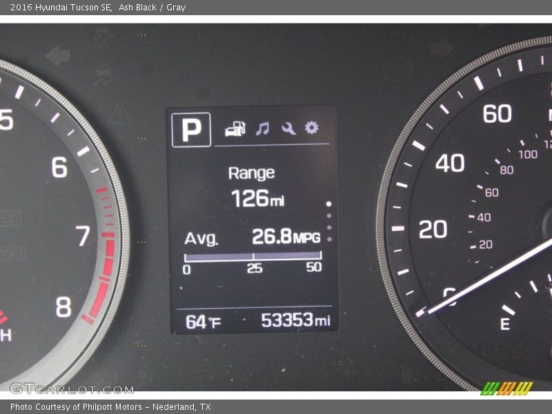 Ash Black / Gray 2016 Hyundai Tucson SE