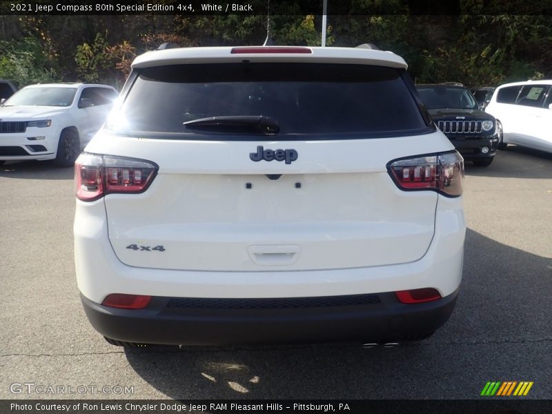 White / Black 2021 Jeep Compass 80th Special Edition 4x4