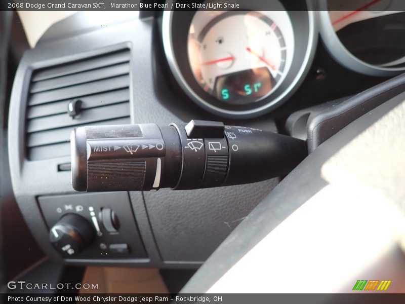 Marathon Blue Pearl / Dark Slate/Light Shale 2008 Dodge Grand Caravan SXT