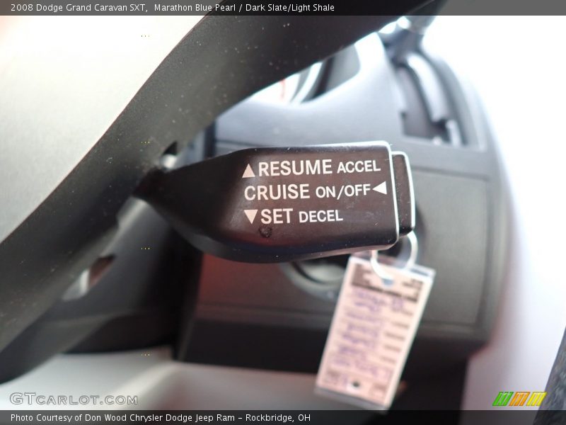 Marathon Blue Pearl / Dark Slate/Light Shale 2008 Dodge Grand Caravan SXT