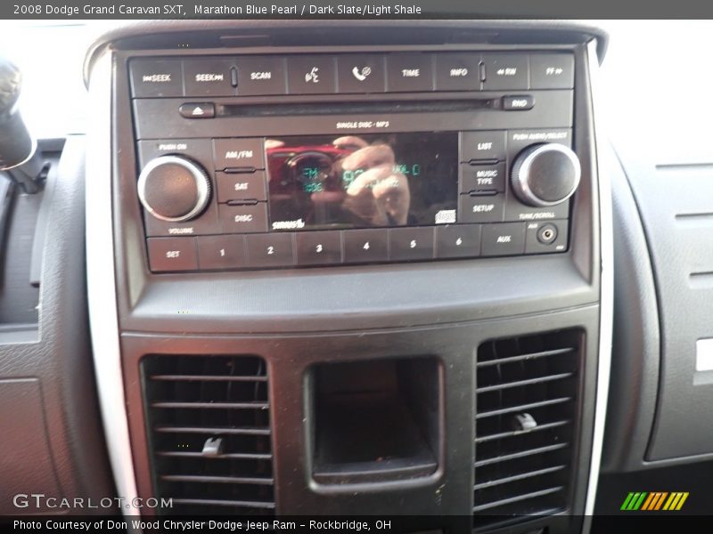 Marathon Blue Pearl / Dark Slate/Light Shale 2008 Dodge Grand Caravan SXT