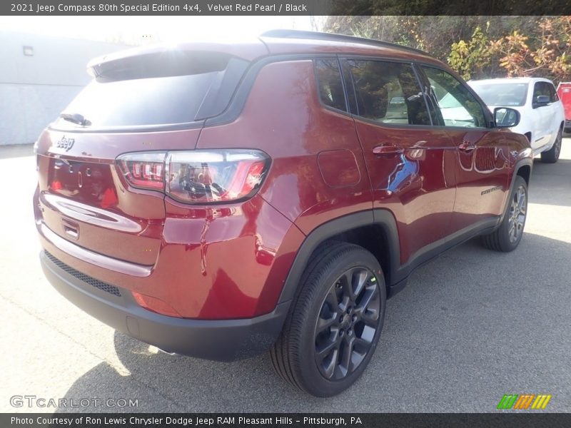 Velvet Red Pearl / Black 2021 Jeep Compass 80th Special Edition 4x4