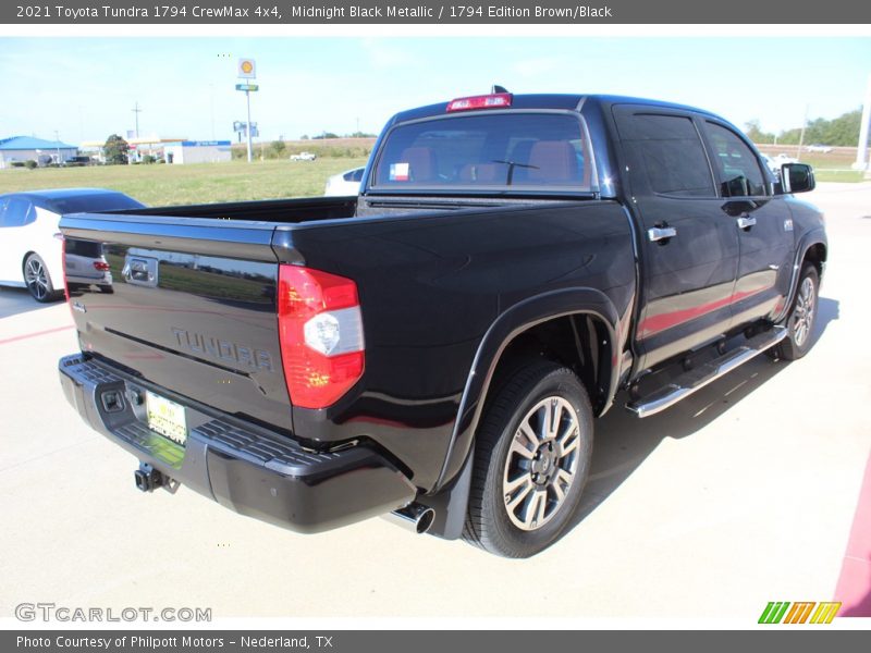 Midnight Black Metallic / 1794 Edition Brown/Black 2021 Toyota Tundra 1794 CrewMax 4x4