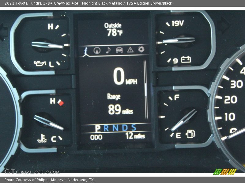  2021 Tundra 1794 CrewMax 4x4 1794 CrewMax 4x4 Gauges