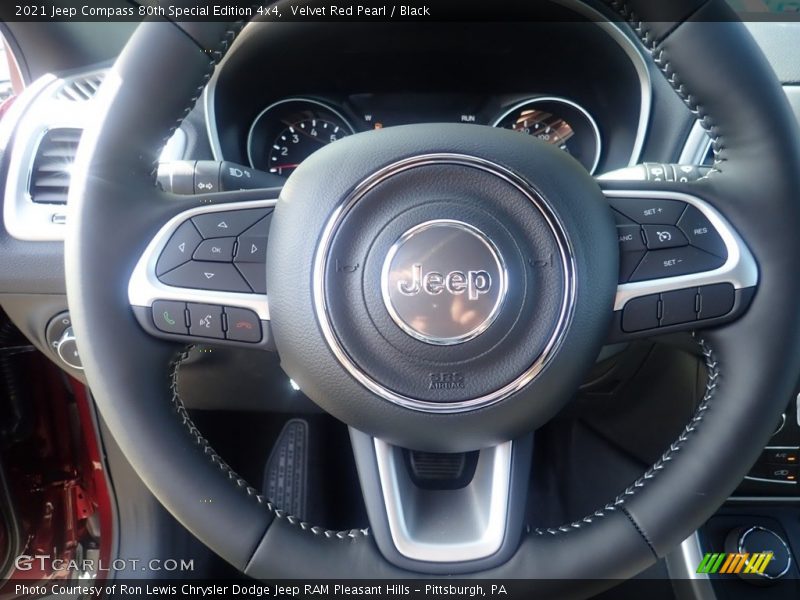 Velvet Red Pearl / Black 2021 Jeep Compass 80th Special Edition 4x4