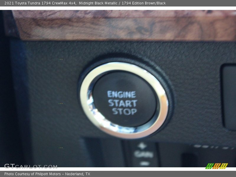 Midnight Black Metallic / 1794 Edition Brown/Black 2021 Toyota Tundra 1794 CrewMax 4x4