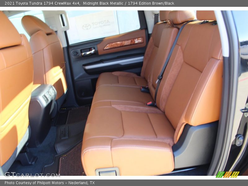 Rear Seat of 2021 Tundra 1794 CrewMax 4x4
