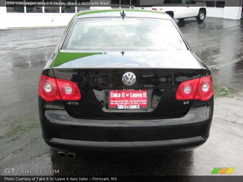 Black / Anthracite Black 2006 Volkswagen Jetta 2.5 Sedan
