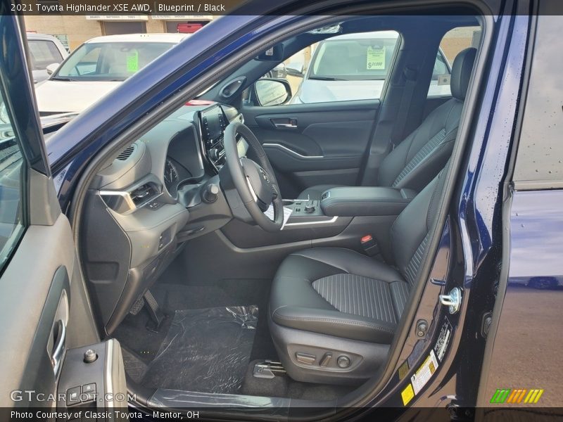Blueprint / Black 2021 Toyota Highlander XSE AWD