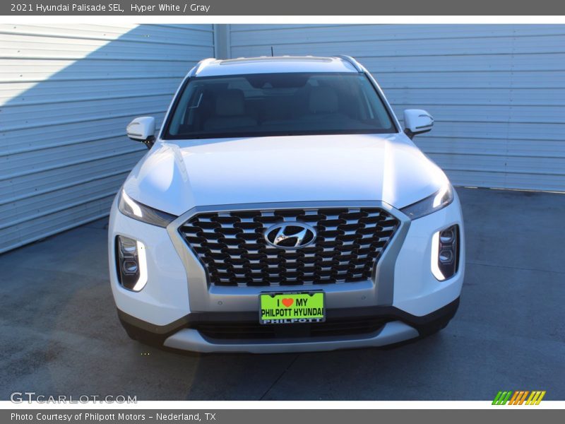 Hyper White / Gray 2021 Hyundai Palisade SEL