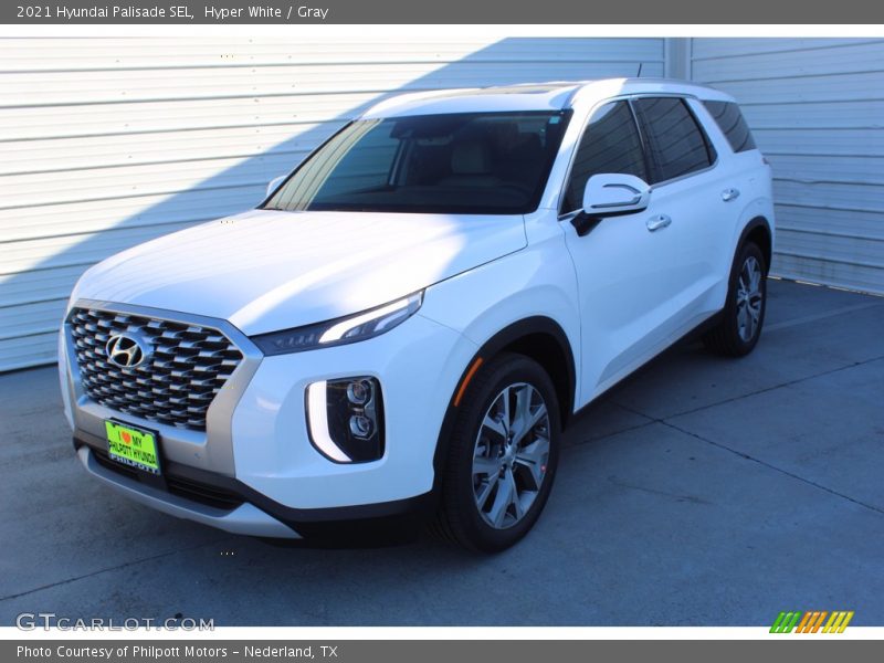 Hyper White / Gray 2021 Hyundai Palisade SEL