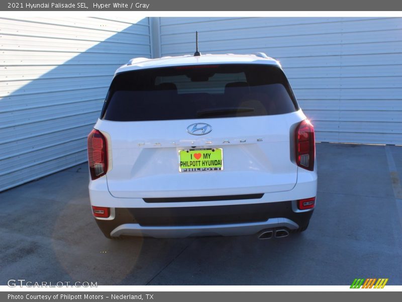 Hyper White / Gray 2021 Hyundai Palisade SEL