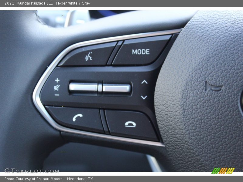 Hyper White / Gray 2021 Hyundai Palisade SEL