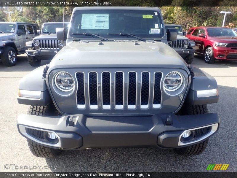 Sting-Gray / Black 2021 Jeep Wrangler Unlimited Sahara 4x4