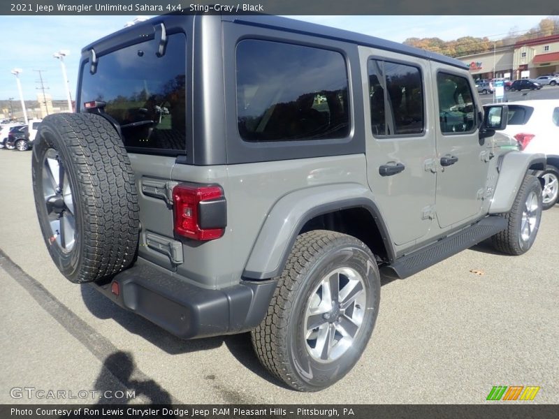 Sting-Gray / Black 2021 Jeep Wrangler Unlimited Sahara 4x4